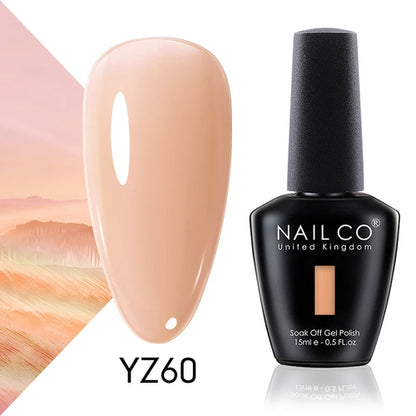 NAILCO 15ml Translucent Color Gel Nail Polish Vernis Semi Permanent UV