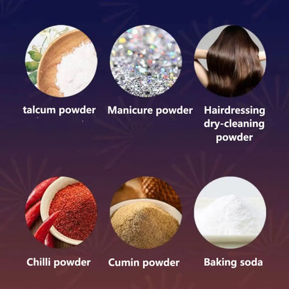 1PCS/2PCS Powder Pump Spray Bottle for Talcum Powder Pepper  Seasoning