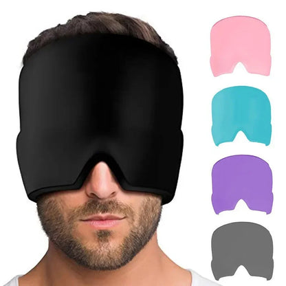 Migraine Relief Hat headache hat Gel Hot Cold Therapy Ice Cap For