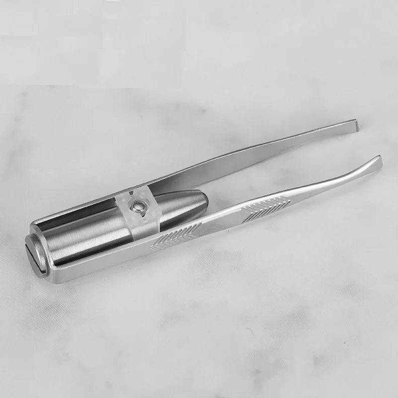 Eyebrow Tweezer with LED Light Smart Design Precision Eyelash Hair
