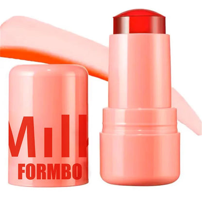 1/2/4PCS Jelly Lipstick Cheek Blush Stick Long Lasting Moisturized