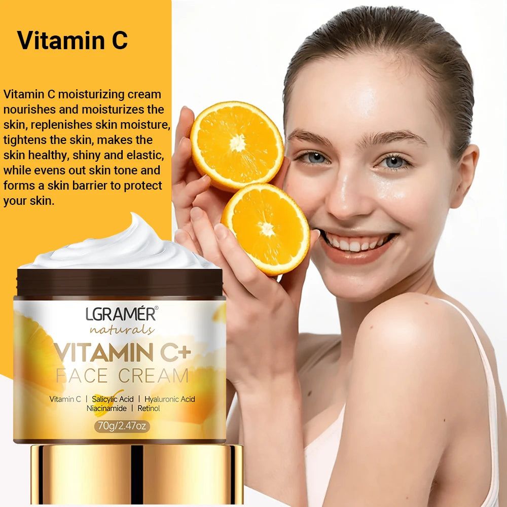 Vitamin C Face Cream Retinol Smooth Wrinkle Moisturizing Firming
