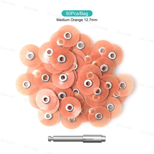 50Pcs/Bag Dental Finishing and Polishing Discs Composites Ceramics and
