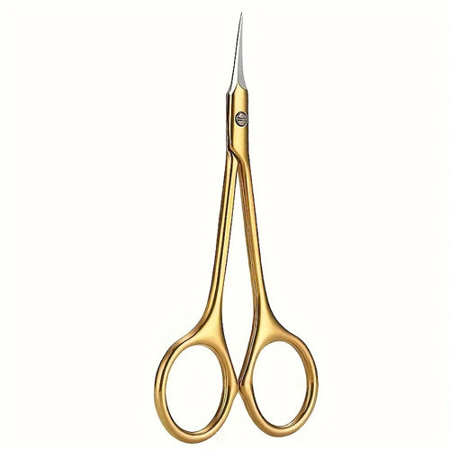 Stainless Steel Curved Tip Thin Blade Cuticle Scissors Nail Clippers