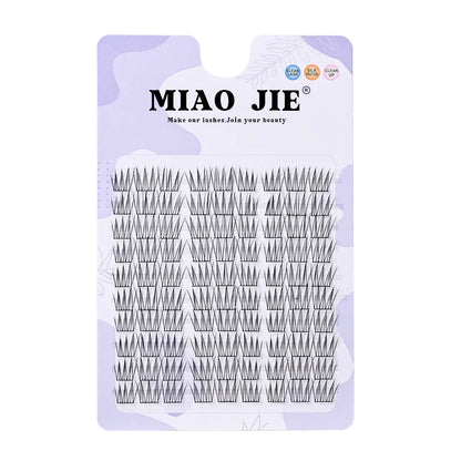 MIAOJIE Cluster Lashes Natural Eyelash extension Volume Individual