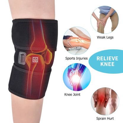 Electric Knee Heating Pad USB 3-gear Heated Knee Brace Support for