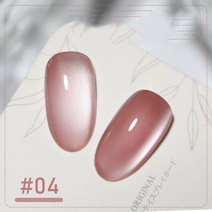 5g/Bottle White Moonlight Nail Cat's Eye Gel Magnetic Satin Gel Polish