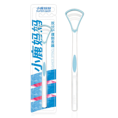 Super Deer Silicone Tongue Scraper 1Pcs Macaron Color Tonger Brush