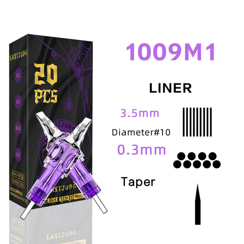 LASTJUDG Tattoo Needles 20PCS Disposable Tattoo Needles RL RS M1 RM