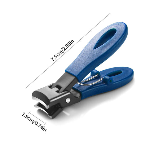 Portable Ultra Sharp Nail Clippers Stainless Steel Wide Jaw Opening