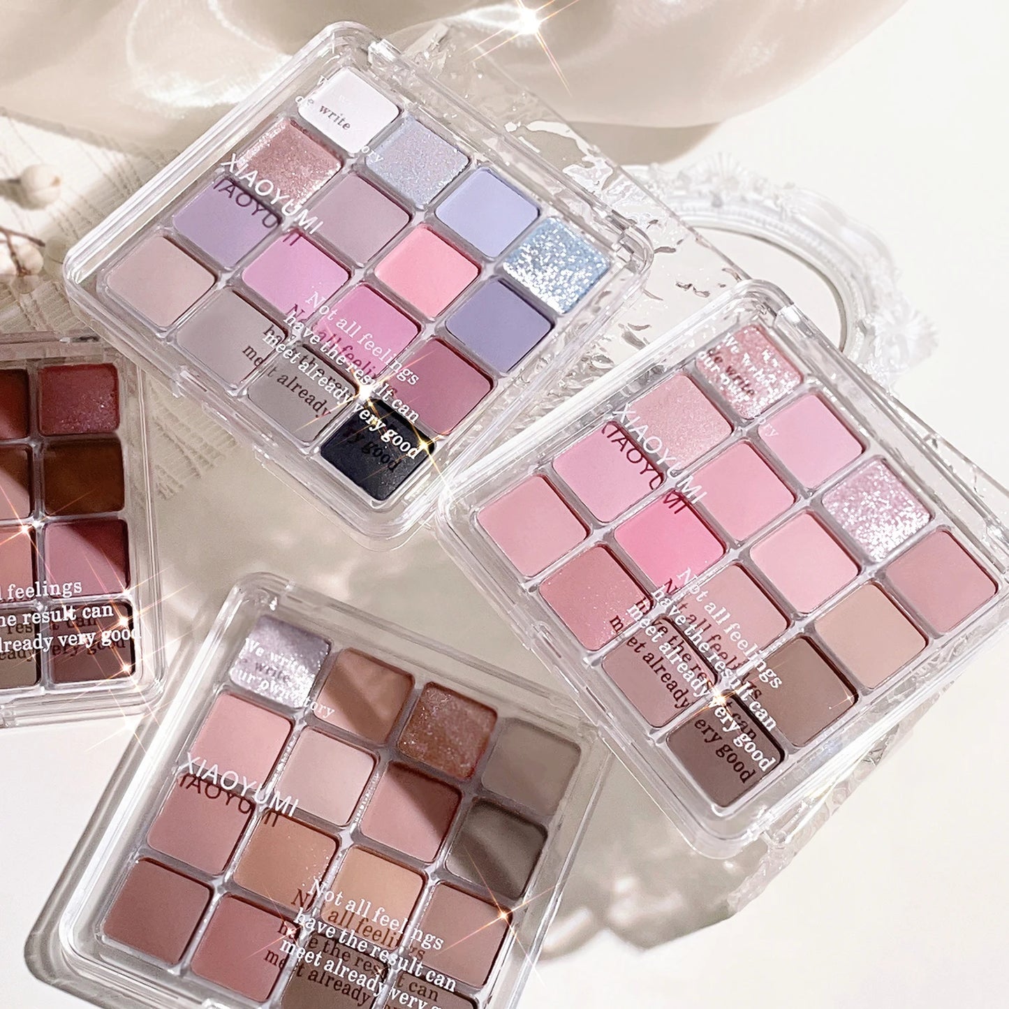 Sixteen-color sunset magic eye shadow plate pearl matte earth color