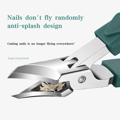 New pointed-nose, beveled, original large-opening nail clippers,