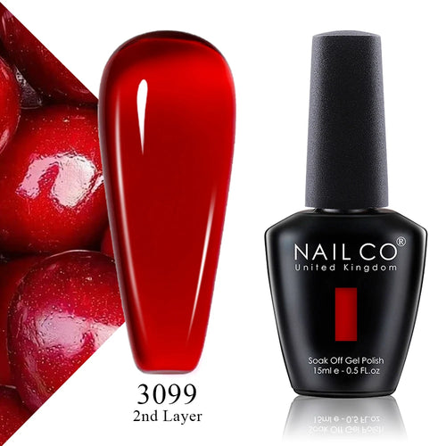 NAILCO 15ml Translucent Color Gel Nail Polish Vernis Semi Permanent UV