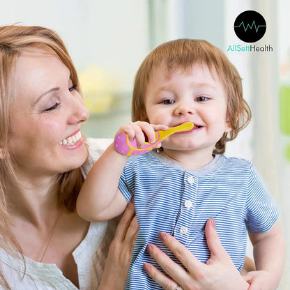 2PCS KidsToothbrush Children With Soft Bristles BPA-Free Toddler