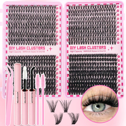320/600/790 Cluster Lashes Kit – Daily & Party Essential with
