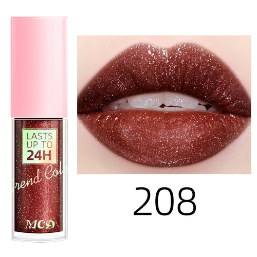 18 Colors Glitter 1pcs Lip Glaze Long Lasting Lip Gloss Waterproof