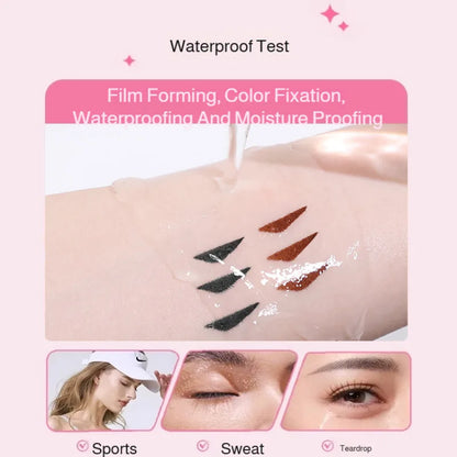 Eyeliner for Beginners Sweat-proof Double-headed Eyeliner Smudge-Proof