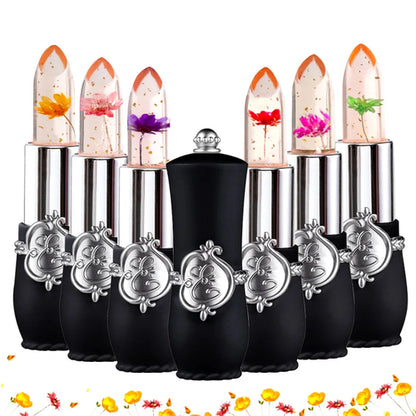 Flower Jelly Lipstick Set Temperature Change Moisturizer Flower Lip