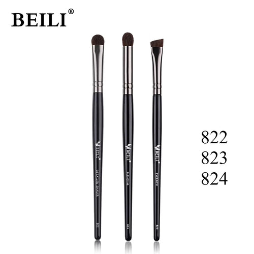 3pcs Makeup Brush Set,Blade eyeliner brush fine oblique head eyebrow