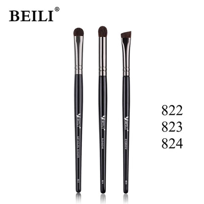 3pcs Makeup Brush Set,Blade eyeliner brush fine oblique head eyebrow