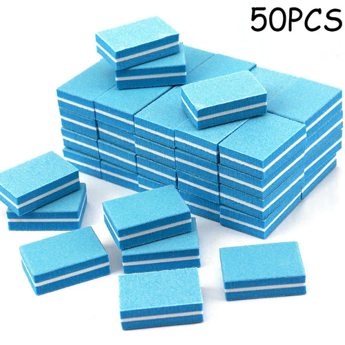 50Pc Professional Mini Nails Art buffer File 100/180 Sandpaper