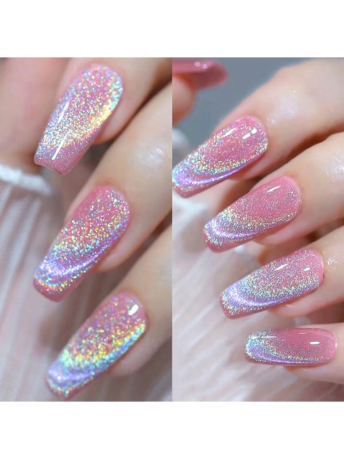 15ML Rainbow Cat Eye Nail Polish Gel Phototherapeutic Gel Soak Off