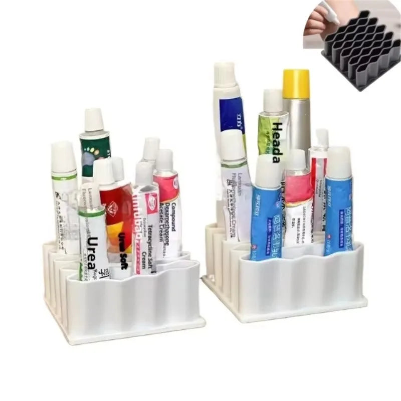 32 Slots Ointments Stand Multi-Compartment Medicine Storage Holder For
