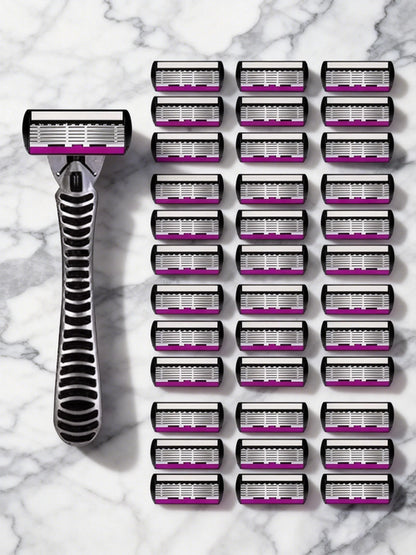 High Quality Man Safety Razor Blade 6 Layer German Stainless Steel