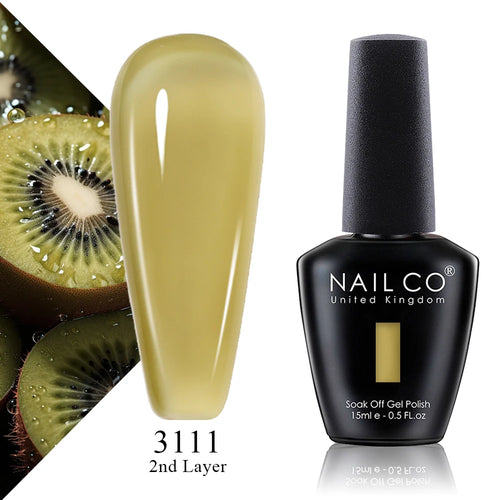 NAILCO 15ml Translucent Color Gel Nail Polish Vernis Semi Permanent UV