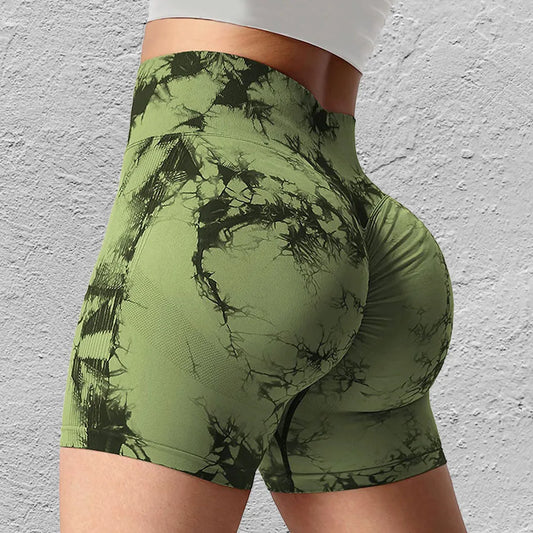 Seamless Tie Dye Sport Shorts