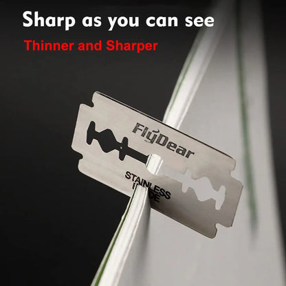 Classic Razor Handle Razor Holder Men 'S Shaving Face Razor Blades