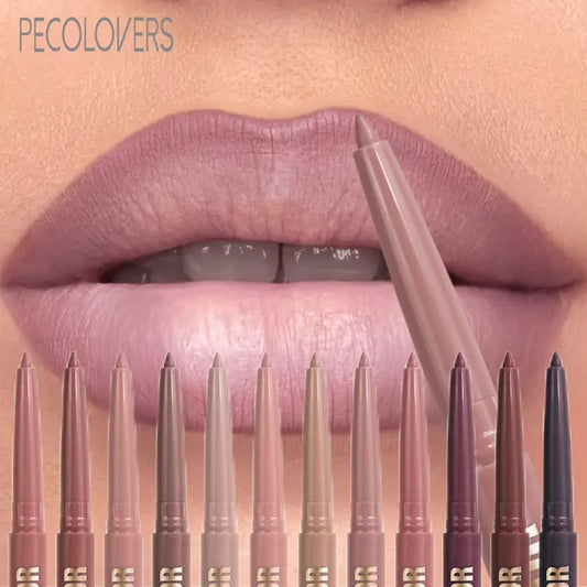1PC Matte Lip Liner Pen - Long-Lasting, Waterproof, Easy Glide,