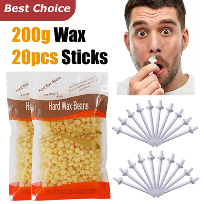 Portable Nose Wax Kit 50g-1005g for Men and Women Nail Waxing Hair