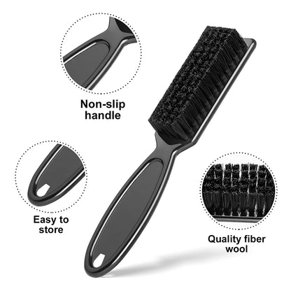 Barber Neck Duster Brush Sets Plastic Handle Hairdressing Soft Hair