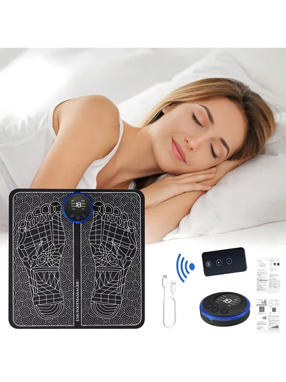 EMS Foot Massager Rechargeable Massage Pad Foot Relaxation Pad