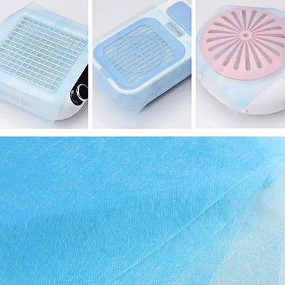 100Pcs Nail Vacuum Clean Collector Filter Paper Set 20*24cm Dustproof