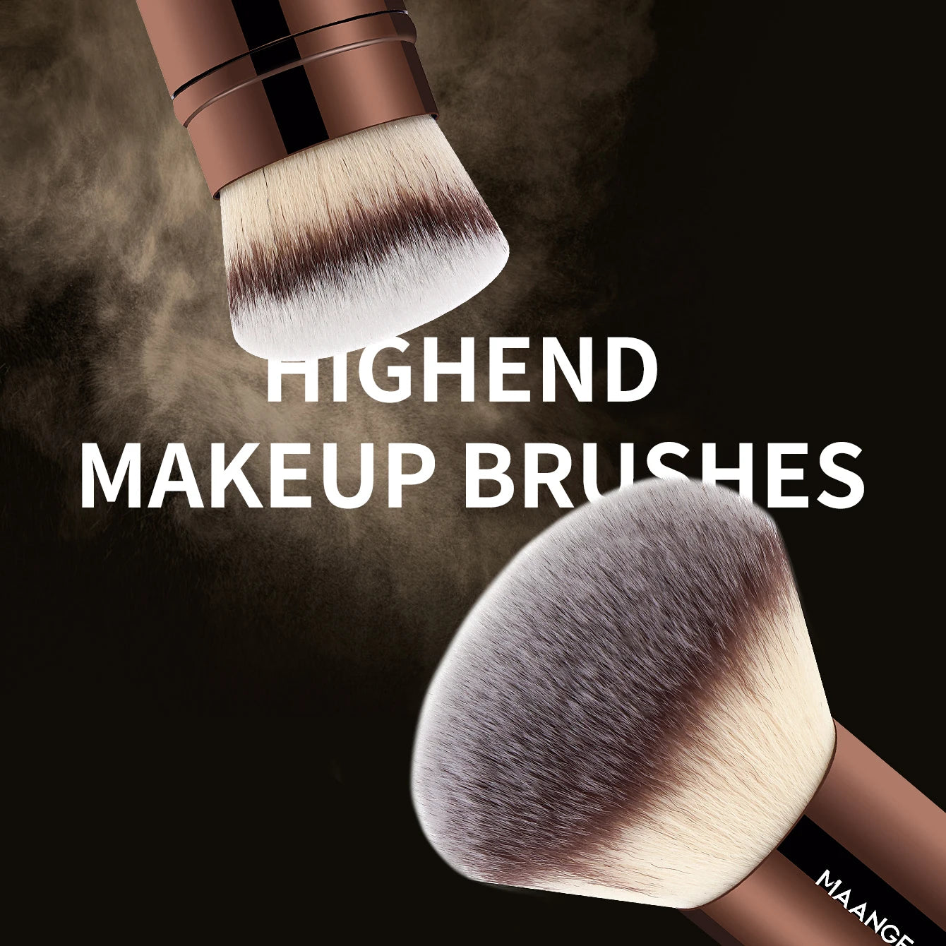 MAANGE 20pcs/set Pro Makeup Brushes Double Ended Foundation Concealers