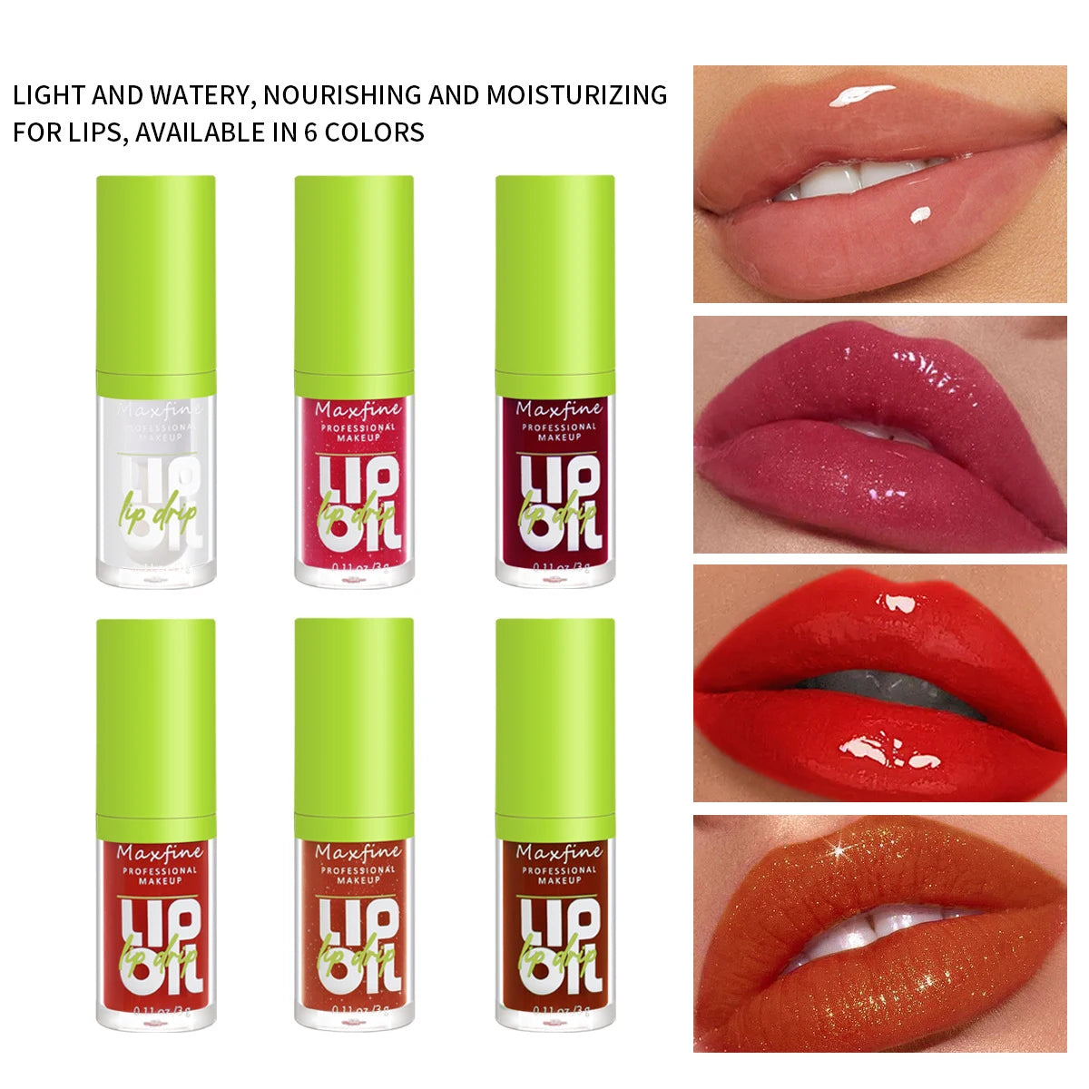 Lip Gloss Waterproof Long-term Moisturizing Non-stick Cup Non-fading