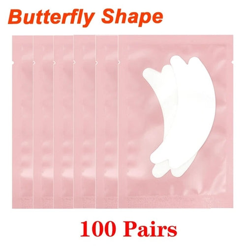 25/50/100Pairs Eye Patches Under Eyelash Pads for Building Hydrogel