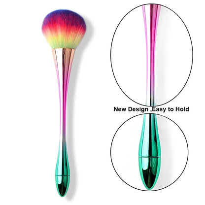 Nail Dust Cleaning Brush 7 Styles Professional Nail Art Make Up