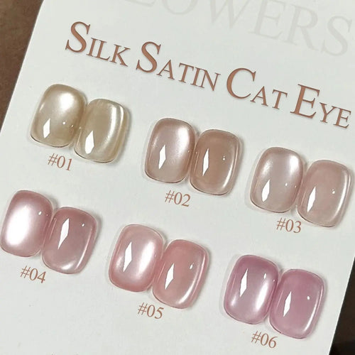 WS Black Glass Cat Magnetic Gel Nail Polish Punk Style Nail Art