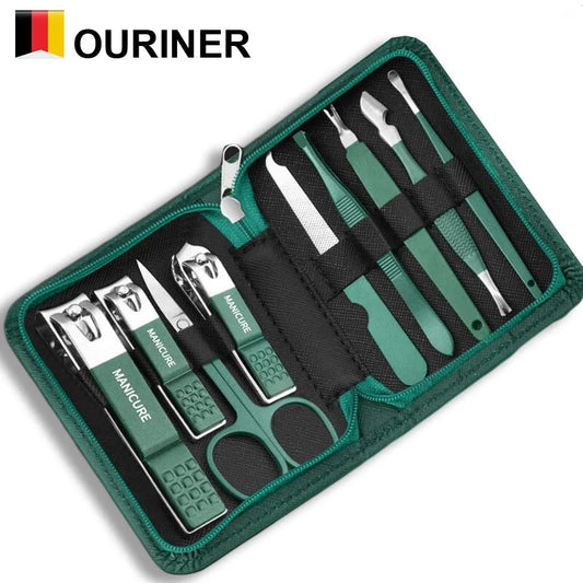 6/9 Pcs Set Professional Piece Nail Care Kit Stainless Steel Manicure