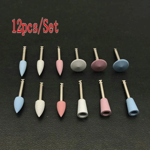 12pcs/10pcs/pack Dental Silicone Grinding Heads Teeth Polisher for
