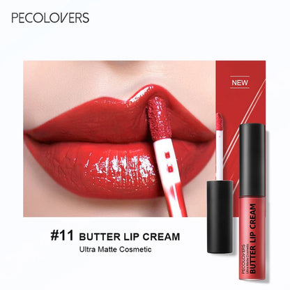 1PC Butter Gloss Non-Sticky Lip Gloss Long Lasting Nude Lip Makeup