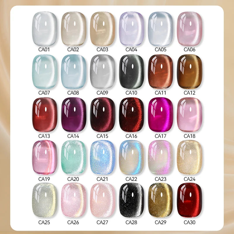 UR SUGAR 15ml Cat Magnetic Gel Nail Polish 30 Colors Semi Permanent