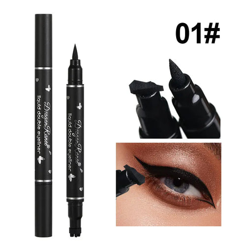 Dragon Ranee Double head Star Seal Eyeliner waterproof non-smudging