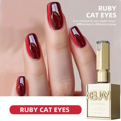 15ML Rainbow Cat Eye Nail Polish Gel Phototherapeutic Gel Soak Off