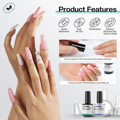 Morovan Natural Nail Dehydrator and Acid-Free Primer Nail Dehydrator