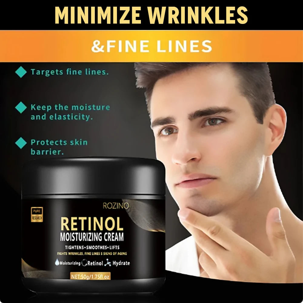 Men's Retinol Face Moisturizer Moisturizing Retinol Cream Anti-Wrinkle