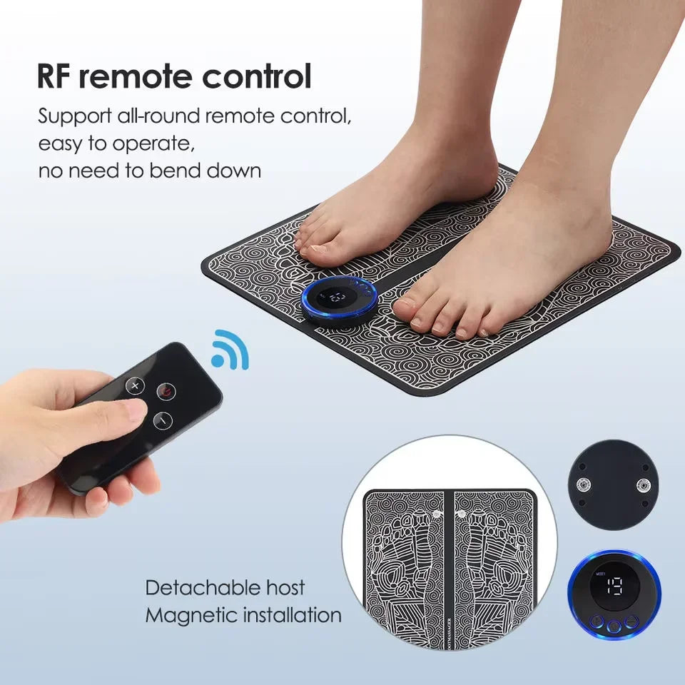Electric Foot Massager Pad Muscle Massage Relaxation Trainer For